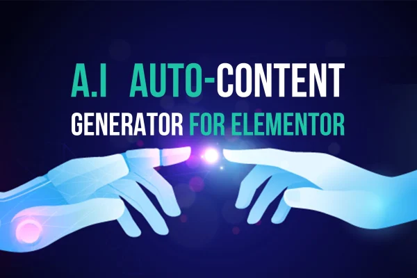 A.I Autocontent for Elementor plugin banner