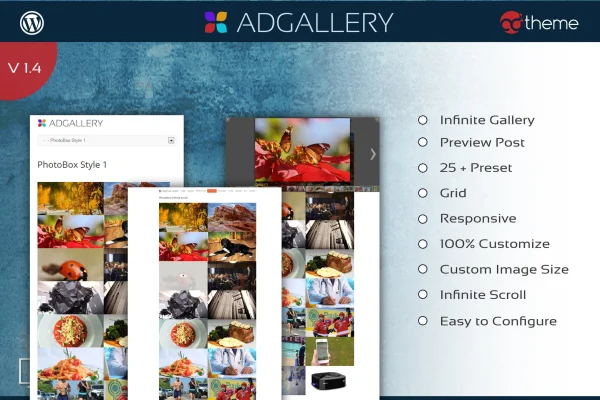 AD Gallery WordPress plugin banner