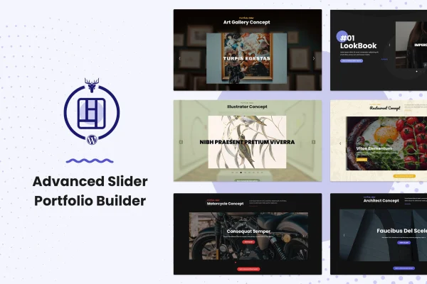 Advanced Slider Portfolio Builder plugin banner