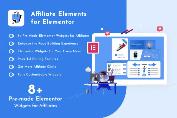 Affiliate Elements for Elementor plugin banner