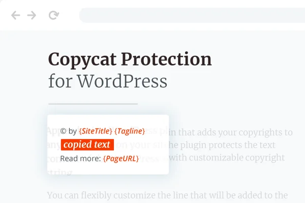 Appender Copycat Protector for WordPress plugin banner