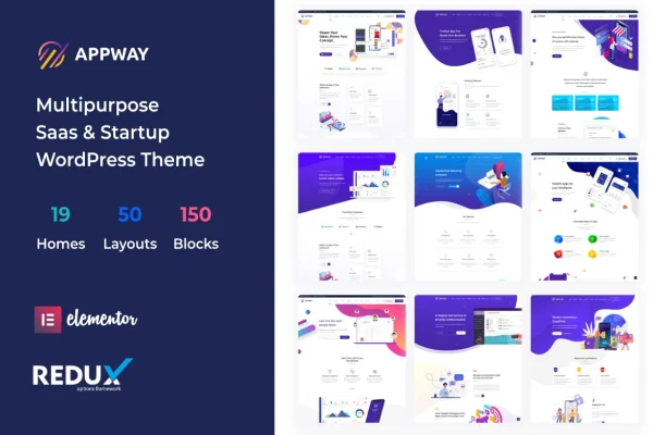 Appway SaaS and startup WordPress theme preview