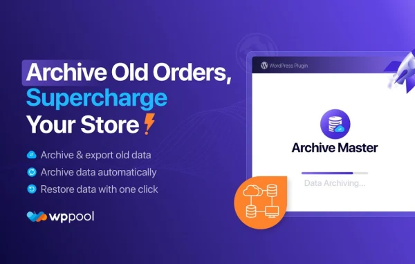 Archive Master Pro WooCommerce order archiving plugin banner