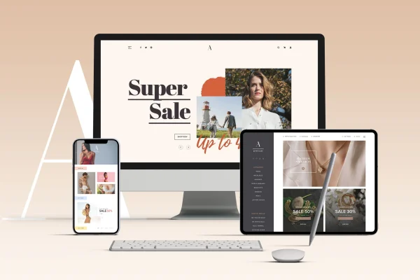 Arum multipurpose WooCommerce theme preview with online store layouts