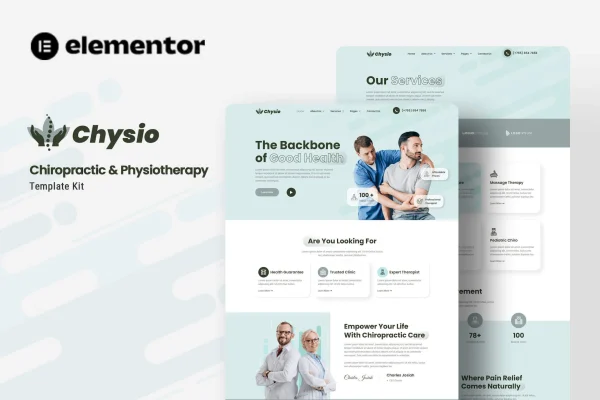 Arvedic Ayurveda treatment Elementor template kit preview