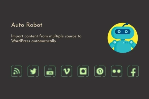 Auto Robot Pro WordPress autoblogging plugin banner