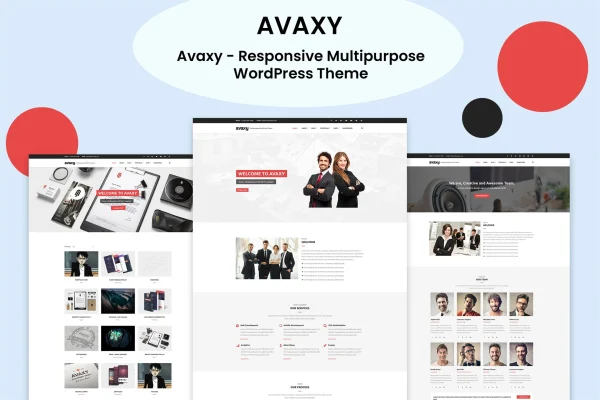 Avaxy multipurpose WordPress theme cover image