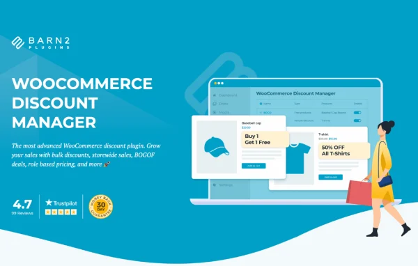 Barn2 Discount Manager plugin banner for WooCommerce discounts