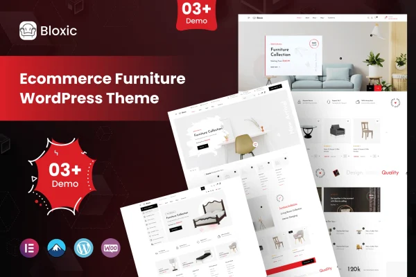 Bloxic Theme furniture store WooCommerce theme preview