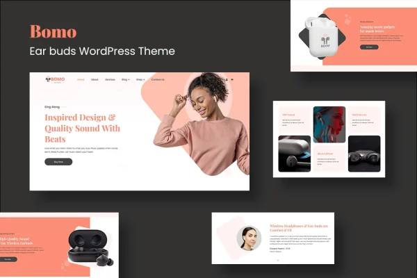 Bomo one product WordPress theme preview