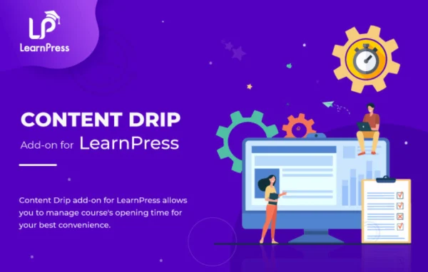 LearnPress Content Drip add-on plugin banner