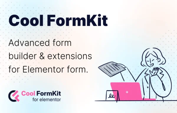 Cool FormKit for Elementor Forms plugin banner