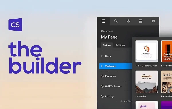 Cornerstone WordPress page builder plugin banner
