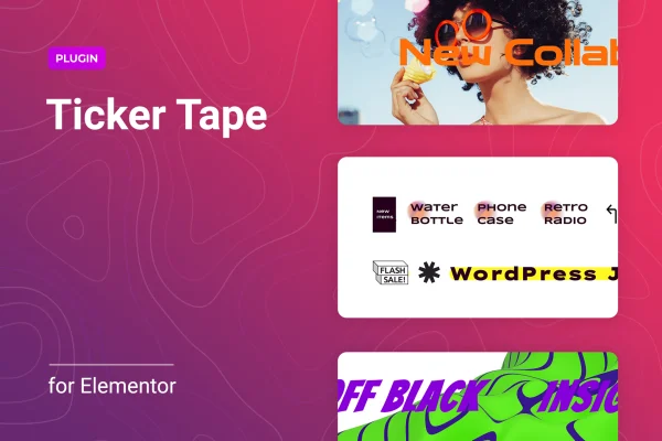 Crawler for Elementor news ticker plugin banner