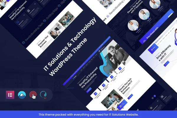 Cresta IT solutions and technology WordPress theme preview