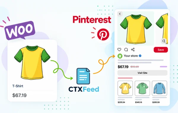 CTX Feed Pro plugin banner for WooCommerce product feeds