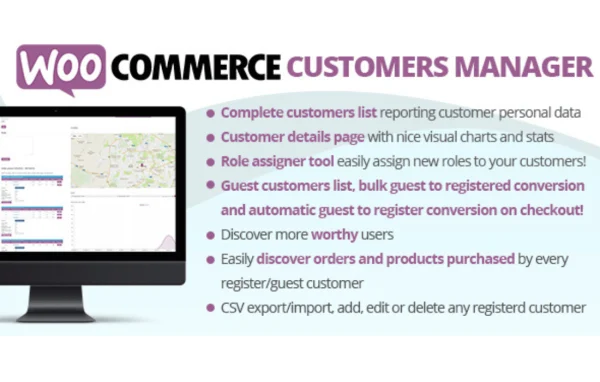 WooCommerce Customers Manager plugin banner