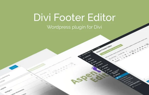 Divi Footer Editor plugin banner