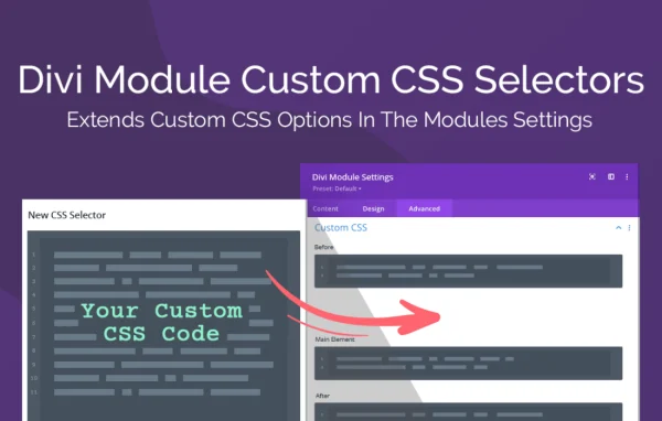 Divi Module Custom CSS Selectors plugin banner