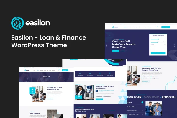 Easilon loan and finance WordPress theme preview