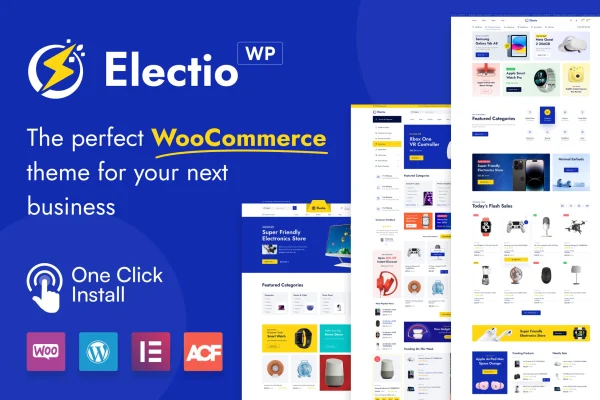 Electio Theme electronics and gadgets store WordPress theme preview