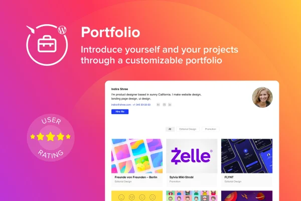 Elfsight Portfolio CC WordPress portfolio gallery plugin banner