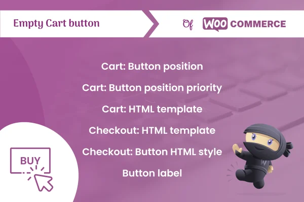Empty Cart Button Pro for WooCommerce plugin banner
