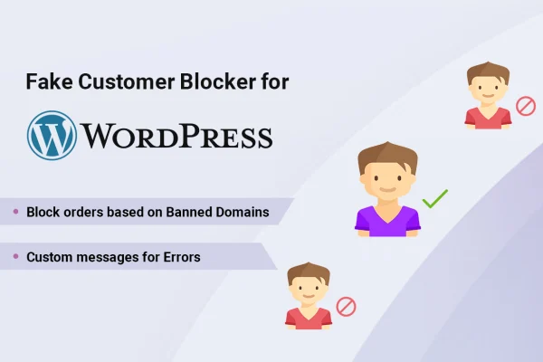 Fake Customer Blocker for WordPress plugin banner