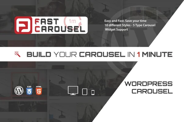 Fast Carousel WordPress plugin banner