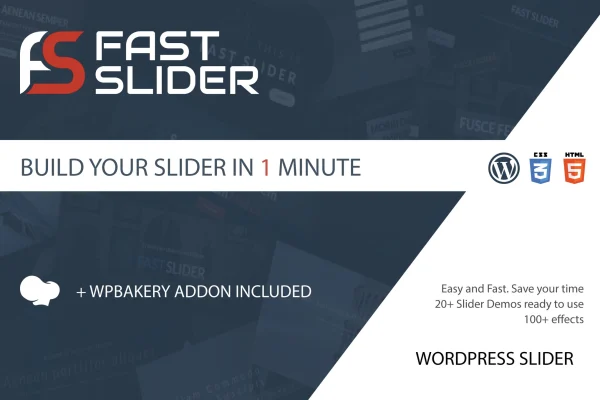 Fast Slider WordPress plugin banner
