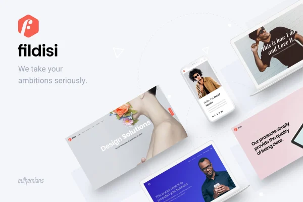 Fildisi responsive multipurpose WordPress theme cover image