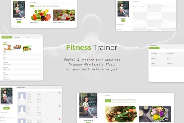 Fitness Trainer training membership plugin banner