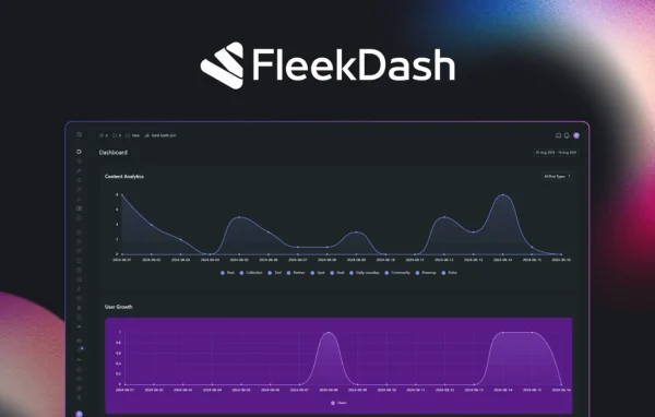 FleekDash WordPress dashboard plugin banner