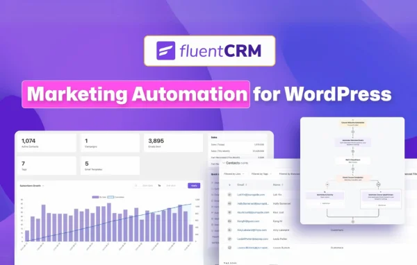 FluentCRM Pro email marketing and CRM plugin banner