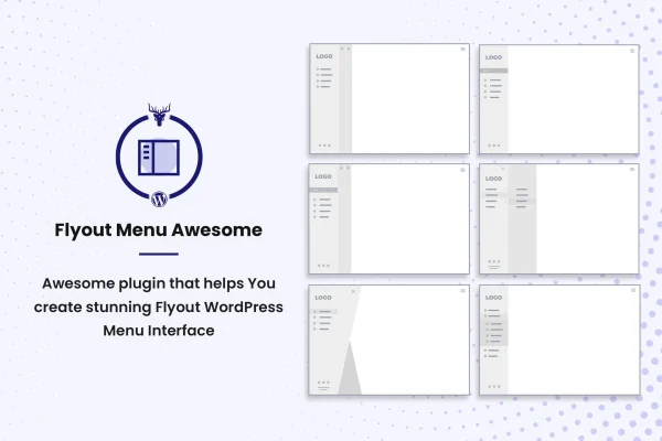 Flyout Menu Awesome Pro vertical slide menu plugin banner