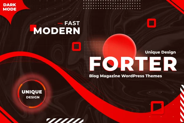 Forter news and magazine WordPress theme preview