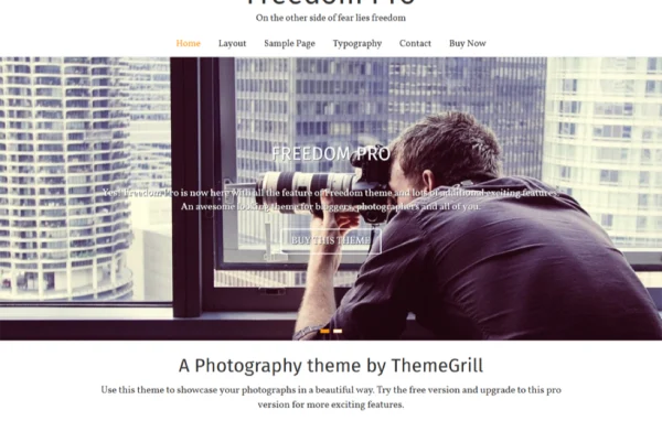 Freedom Pro WordPress theme by ThemeGrill cover image