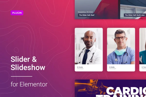 Glider for Elementor slideshow and slider plugin banner