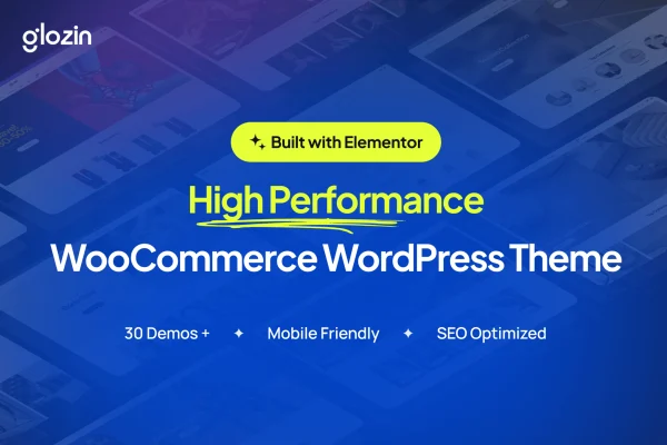 Glozin multipurpose WooCommerce WordPress theme preview