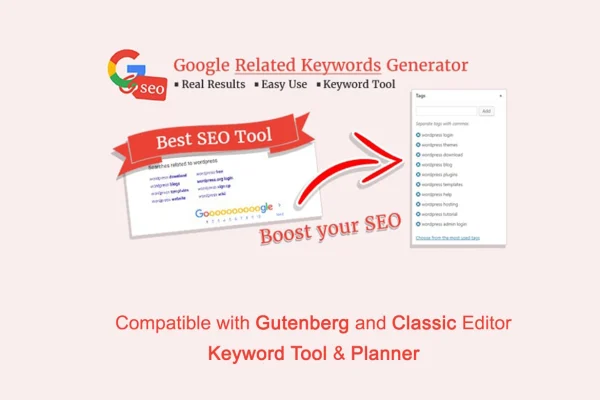 Google Related Keywords Generator WordPress plugin banner