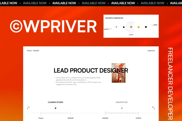 Goot portfolio WordPress theme preview