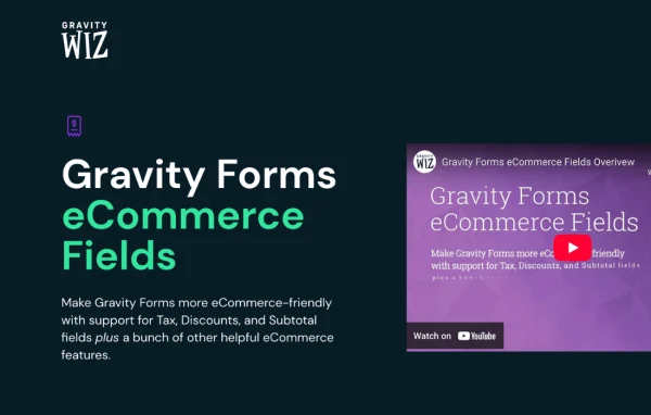 GP eCommerce Fields plugin banner for Gravity Forms