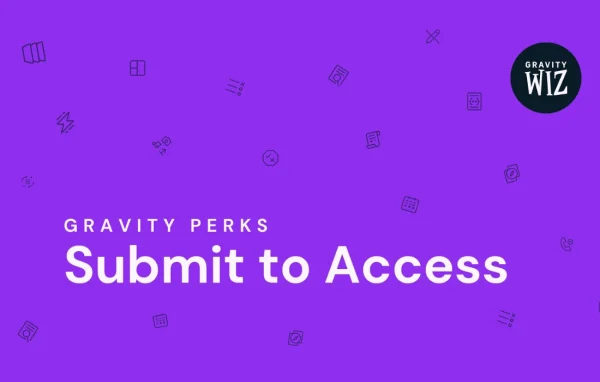 GP Submit to Access plugin banner for Gravity Forms content gating