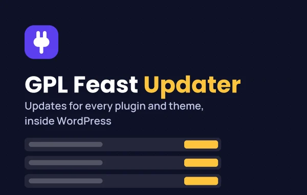 GPL Feast Updater plugin cover image