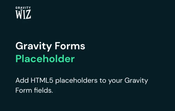 Gravity Perks Placeholder plugin banner for Gravity Forms