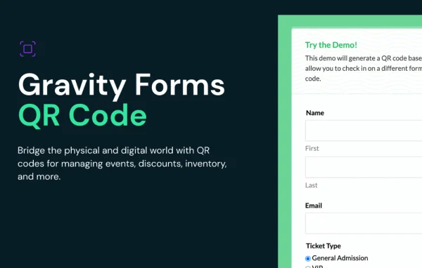 Gravity Perks QR Code plugin banner for Gravity Forms