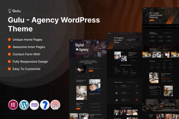 Gulu agency WordPress theme cover image