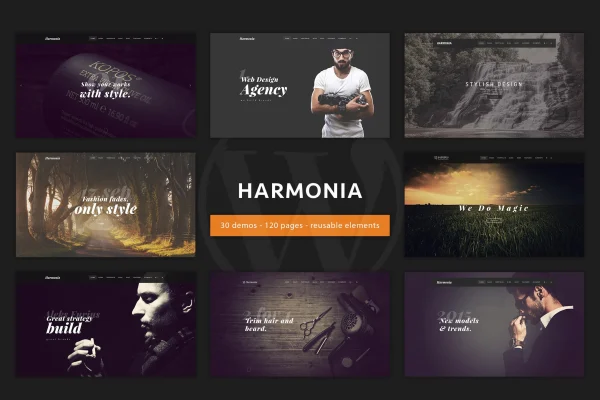 Harmonia creative multi-purpose WordPress theme cover image