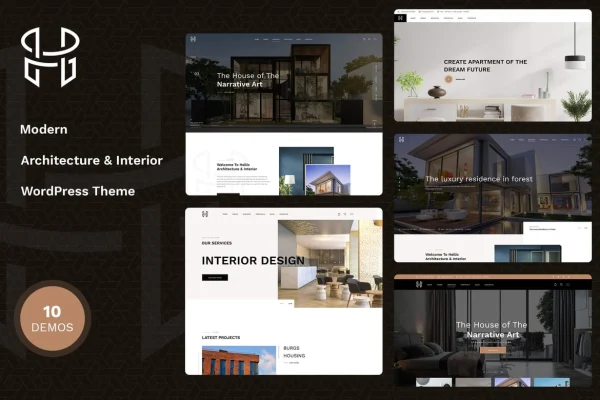 Hellix Theme architecture WordPress theme preview