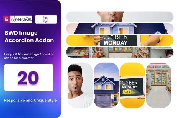 Image Accordion addon for Elementor plugin banner